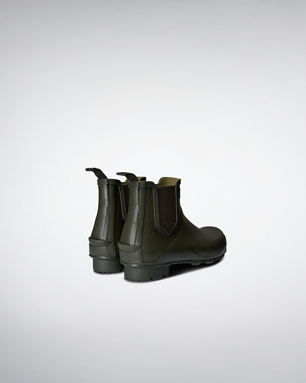 Hunter Chelsea Boots Dark Olive - Hunter Porn Star Field Men - London 95PJHNLQB